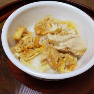 キャベツの親子丼